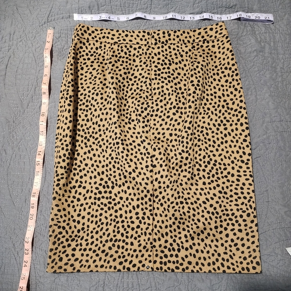 J. Crew No. 2 Animal Print Pencil Skiry - Picture 2 of 3